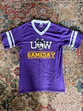 Augusta Sportswear Purple UW Gameday Tee with White & Gold Accents
